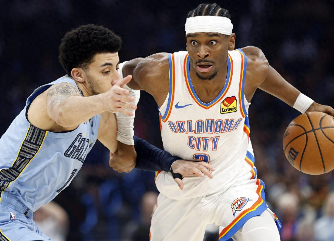 灰熊以两连胜领先于雷霆 灰熊以两连胜领先于雷霆